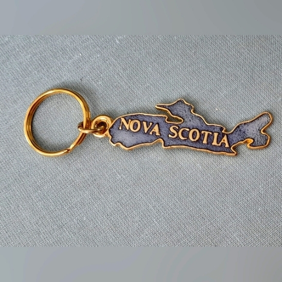 Accessories - Blue And Gold NOVA SCOTIA KEYCHAIN